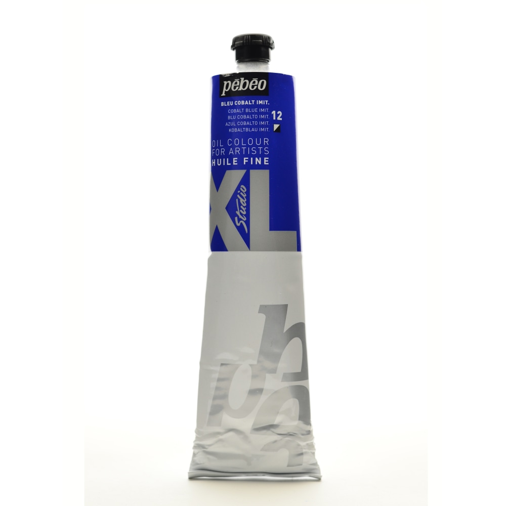 Pebeo Studio XL Oil Paint, 6.76 oz (200mL), Cobalt Blue Hue, Pack Of 2 MPN:200012-2