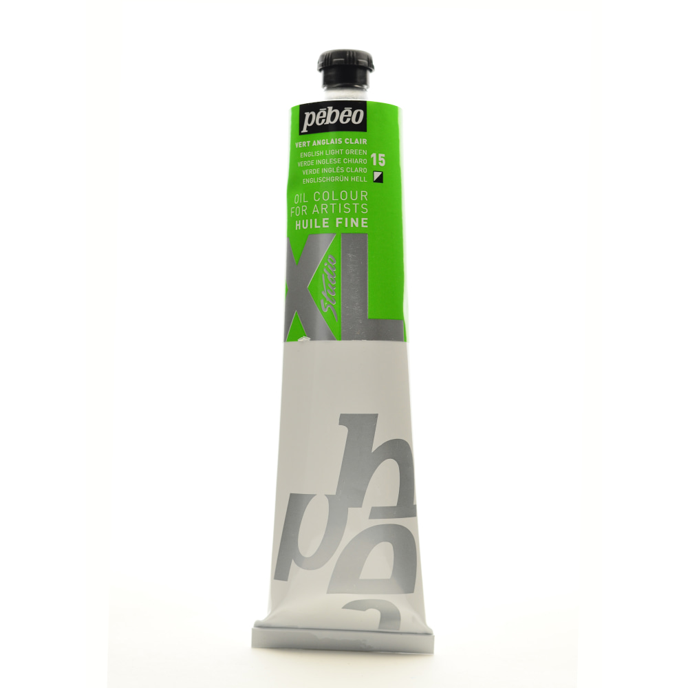 Pebeo Studio XL Oil Paint, 6.76 oz (200mL), English Light Green, Pack Of 2 MPN:200015-2