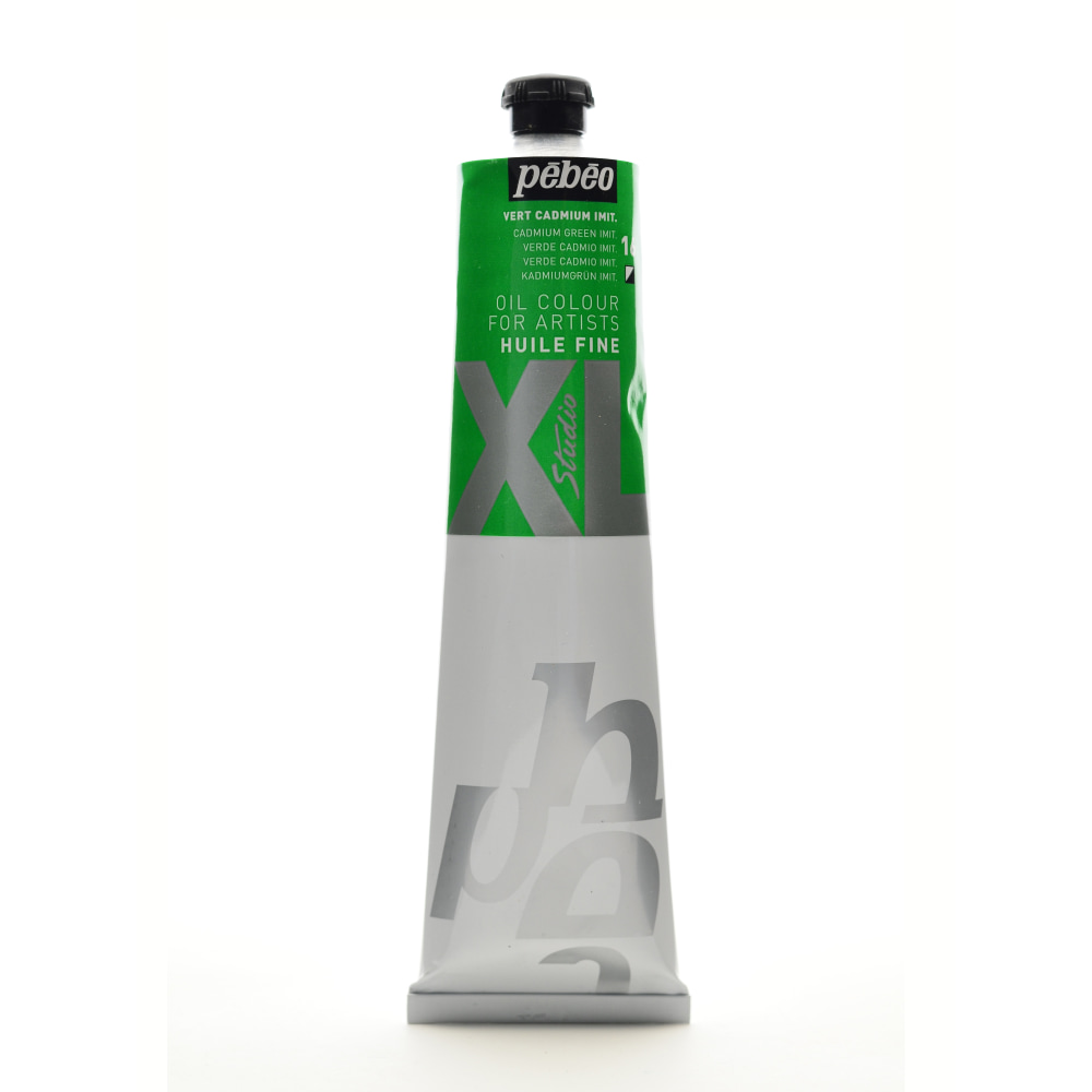 Pebeo Studio XL Oil Paint, 6.76 oz (200mL), Cadmium Green Hue, Pack Of 2 MPN:200016-2