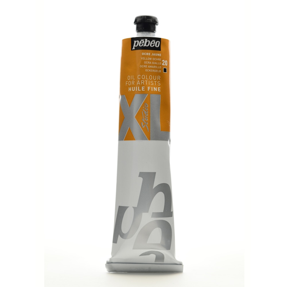 Pebeo Studio XL Oil Paint, 6.76 oz (200mL), Yellow Ochre, Pack Of 2 MPN:200020-2