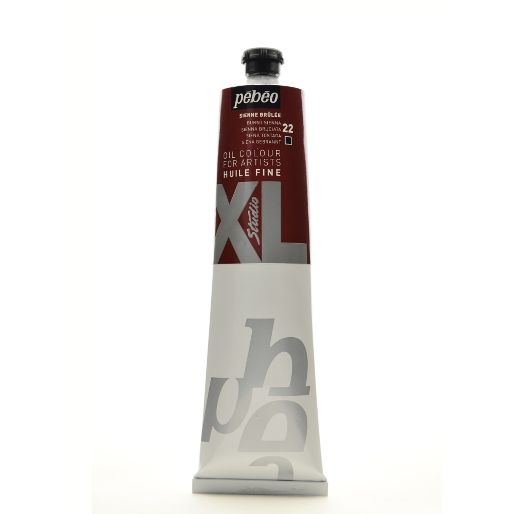 Pebeo Studio XL Oil Paint, 6.76 oz (200mL), Burnt Sienna, Pack Of 2 MPN:200022-2