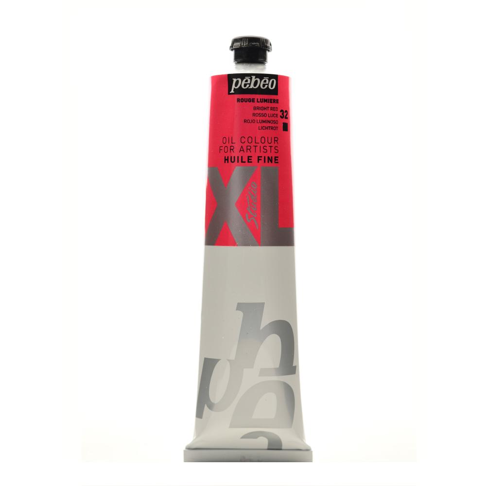 Pebeo Studio XL Oil Paint, 6.76 oz (200mL), Bright Red, Pack Of 2 MPN:200032-2