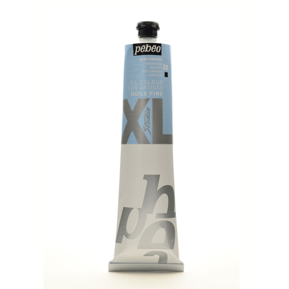Pebeo Studio XL Oil Paint, 6.76 oz (200mL), Bright Blue, Pack Of 2 MPN:200033-2