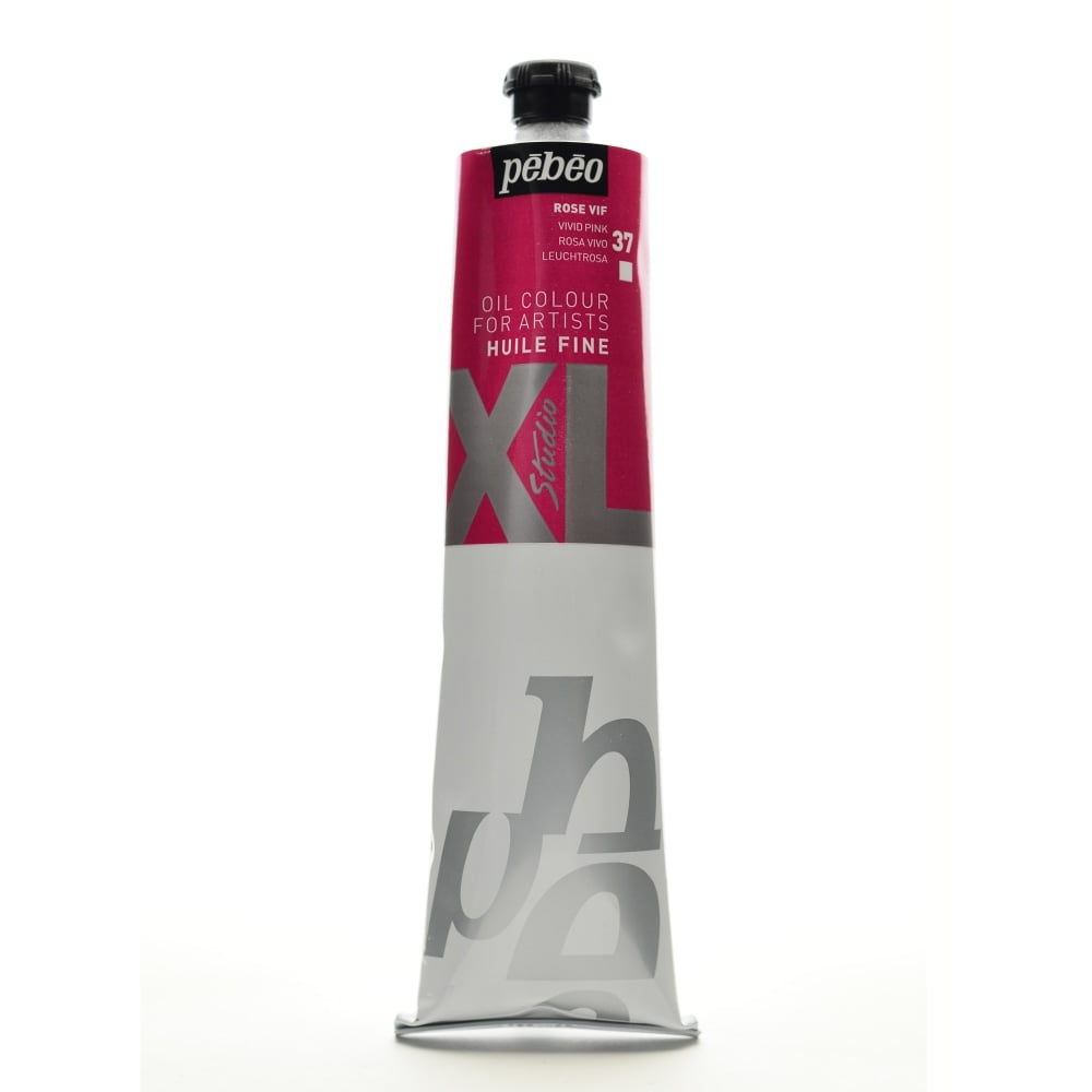 Pebeo Studio XL Oil Paint, 6.76 oz (200mL), Vivid Pink, Pack Of 2 MPN:200037-2