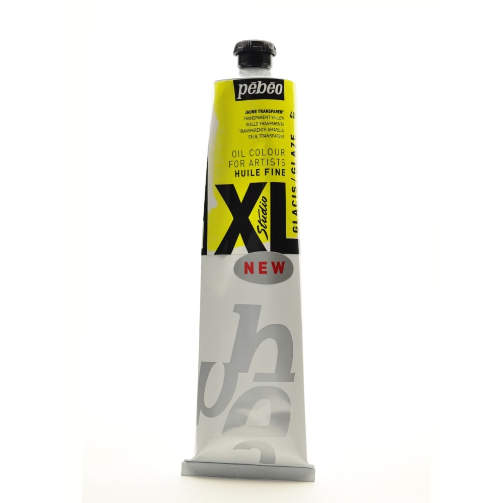 Pebeo Studio XL Oil Paint, 6.76 oz (200mL), Glaze Yellow, Pack Of 2 MPN:200401-2