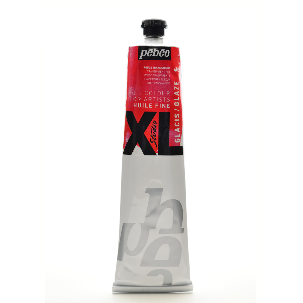 Pebeo Studio XL Oil Paint, 6.76 oz (200mL), Glaze Red, Pack Of 2 MPN:200402-2