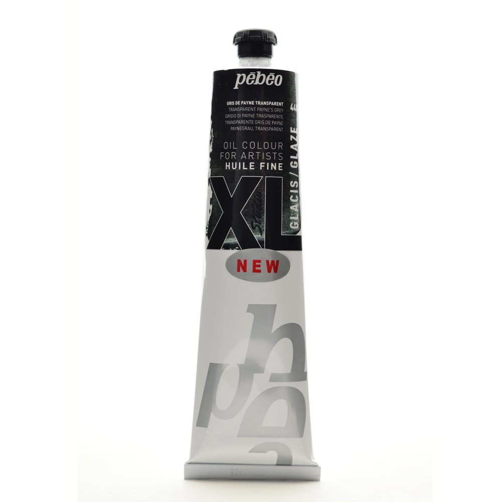 Pebeo Studio XL Oil Paint, 6.76 oz (200mL), Glaze Paynes Gray, Pack Of 2 MPN:200440-2
