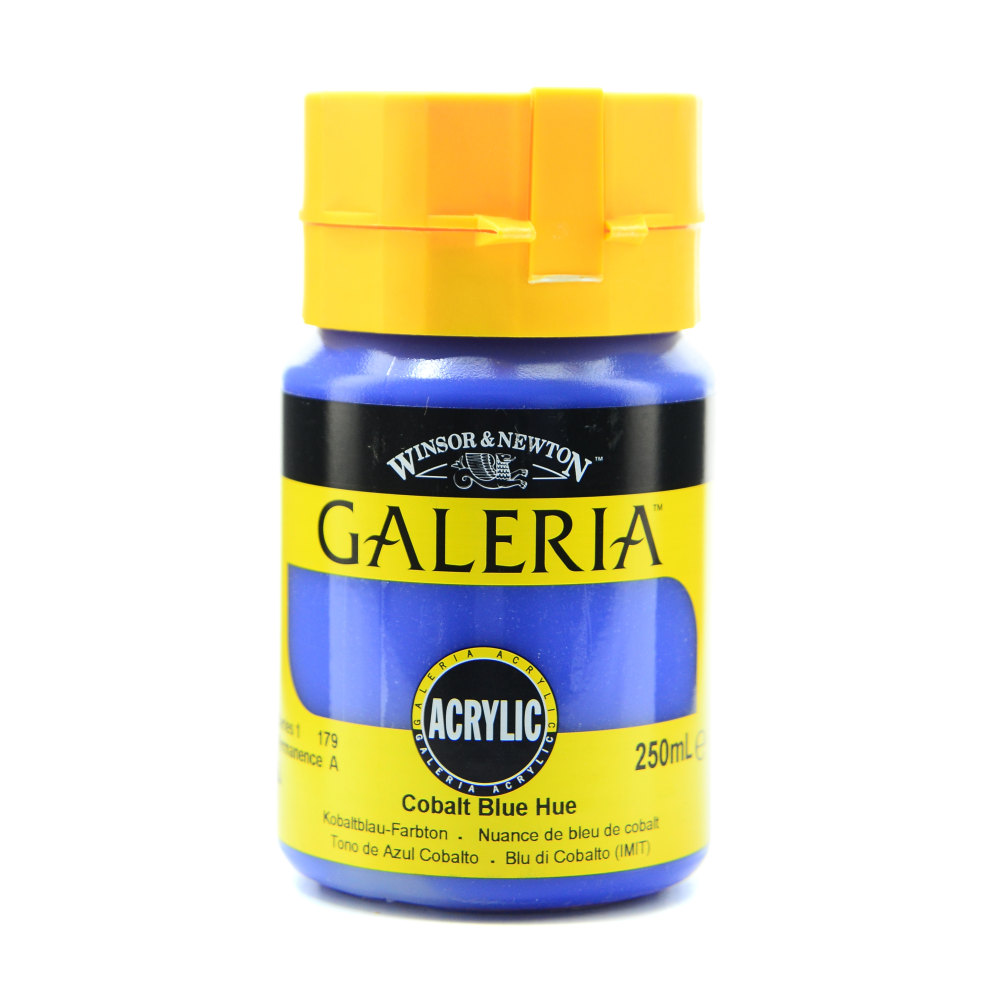Winsor & Newton Galeria Flow Formula Acrylic Colors, 8.45 oz (250mL), Cobalt Blue Hue, 179, Pack Of 2 MPN:2137179-2