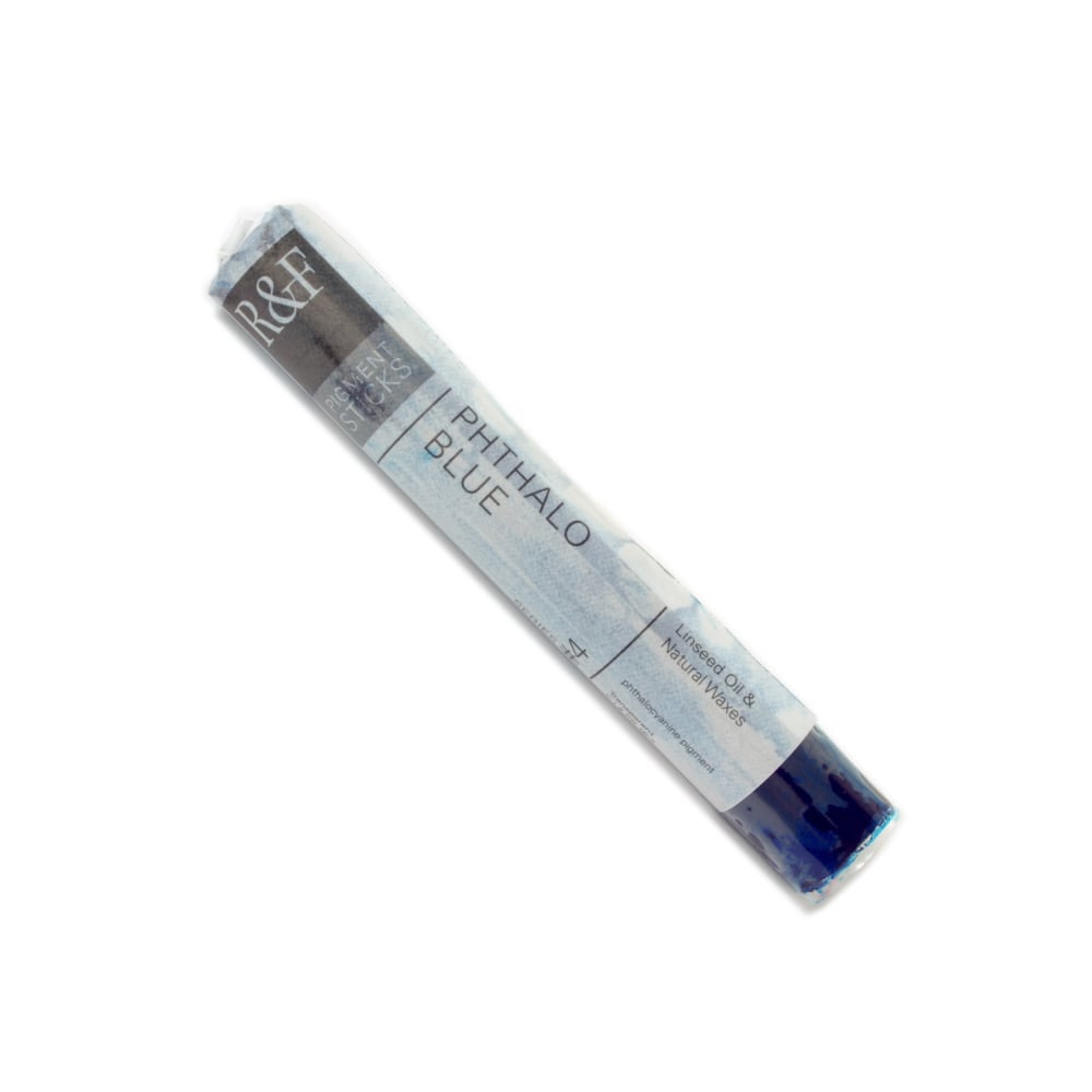 R & F Handmade Paints Pigment Sticks, 38 mL, Phthalo Blue, Pack Of 2 MPN:2143-2