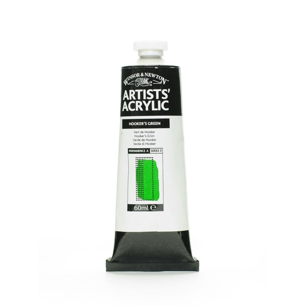 Winsor & Newton Professional Acrylic Colors, 60 mL, Hookers Green, 311, Pack Of 2 MPN:2320311-2
