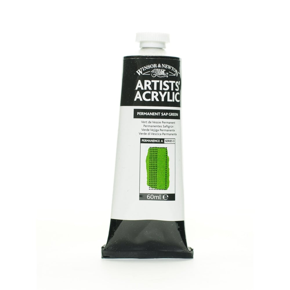 Winsor & Newton Professional Acrylic Colors, 60 mL, Permanent Sap Green, 503, Pack Of 2 MPN:2320503-2