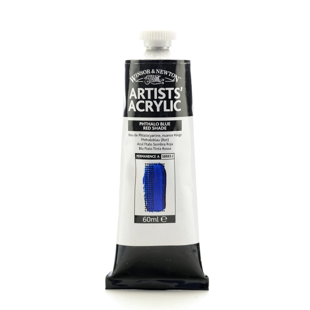 Winsor & Newton Professional Acrylic Colors, 60 mL, Phthalo Blue Red Shade, 514, Pack Of 2 MPN:2320514-2