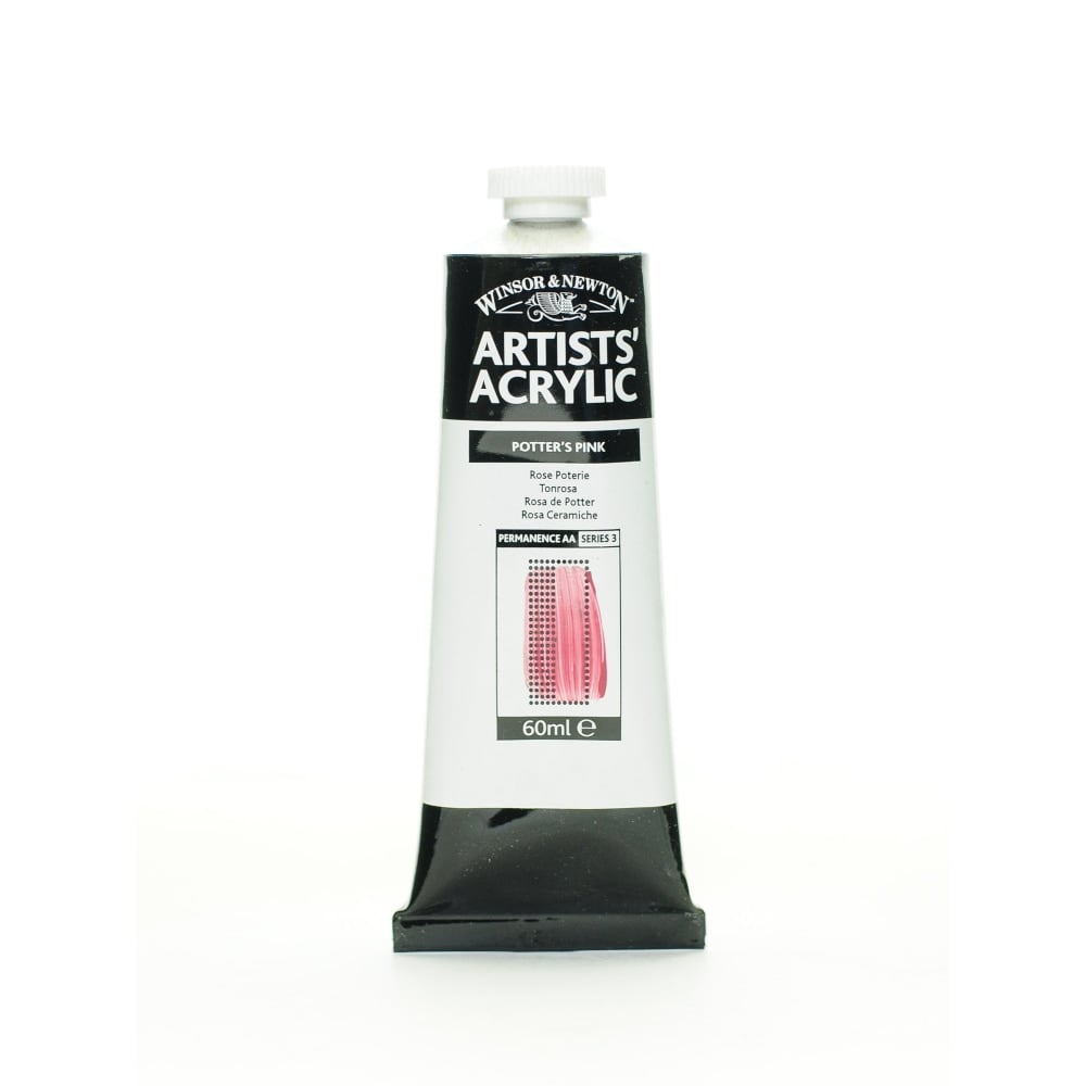 Winsor & Newton Professional Acrylic Colors, 60 mL, Potters Pink, 537, Pack Of 2 MPN:2320537-2