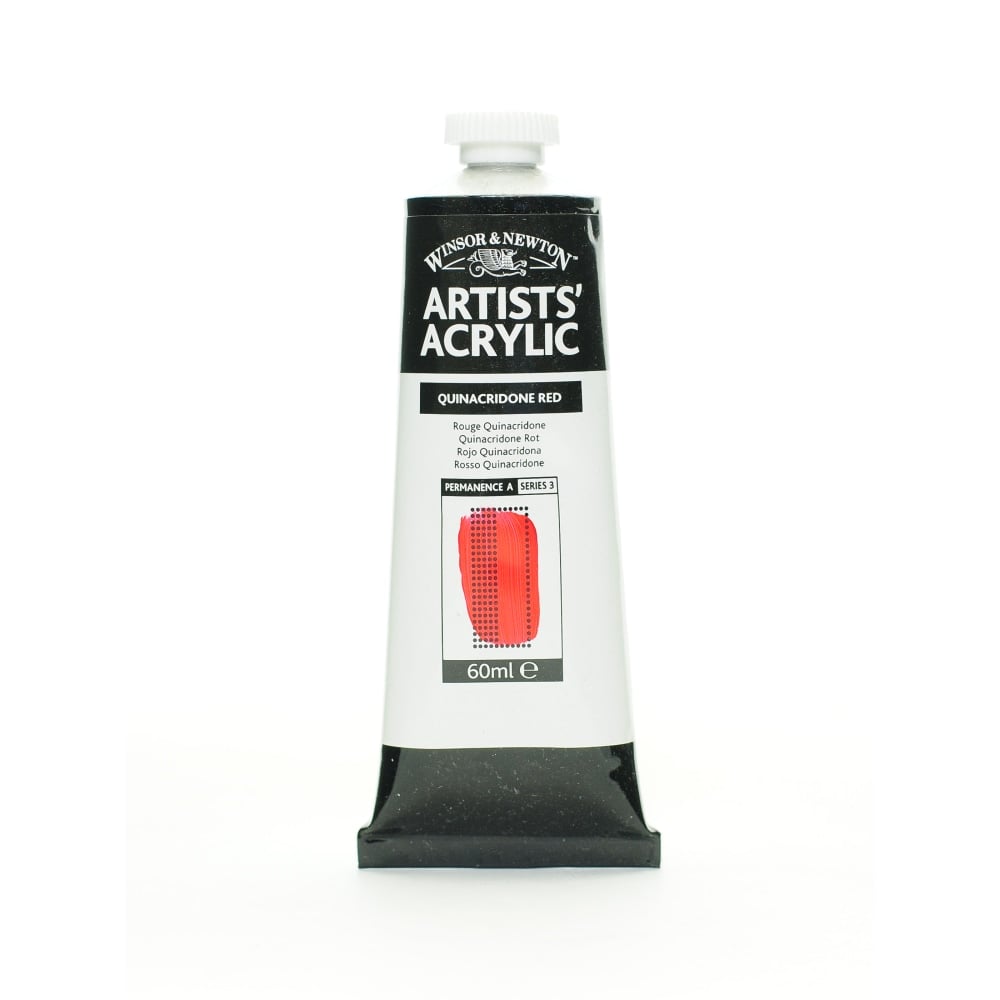 Winsor & Newton Professional Acrylic Colors, 60 mL, Quinacridone Red, 548, Pack Of 2 MPN:2320548-2