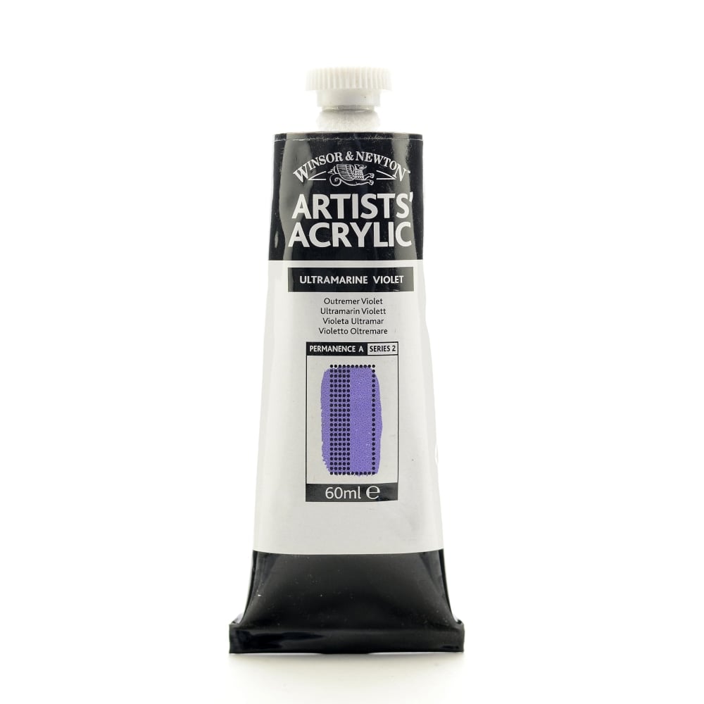 Winsor & Newton Professional Acrylic Colors, 60 mL, Ultramarine Violet, 672, Pack Of 2 MPN:2320672-2