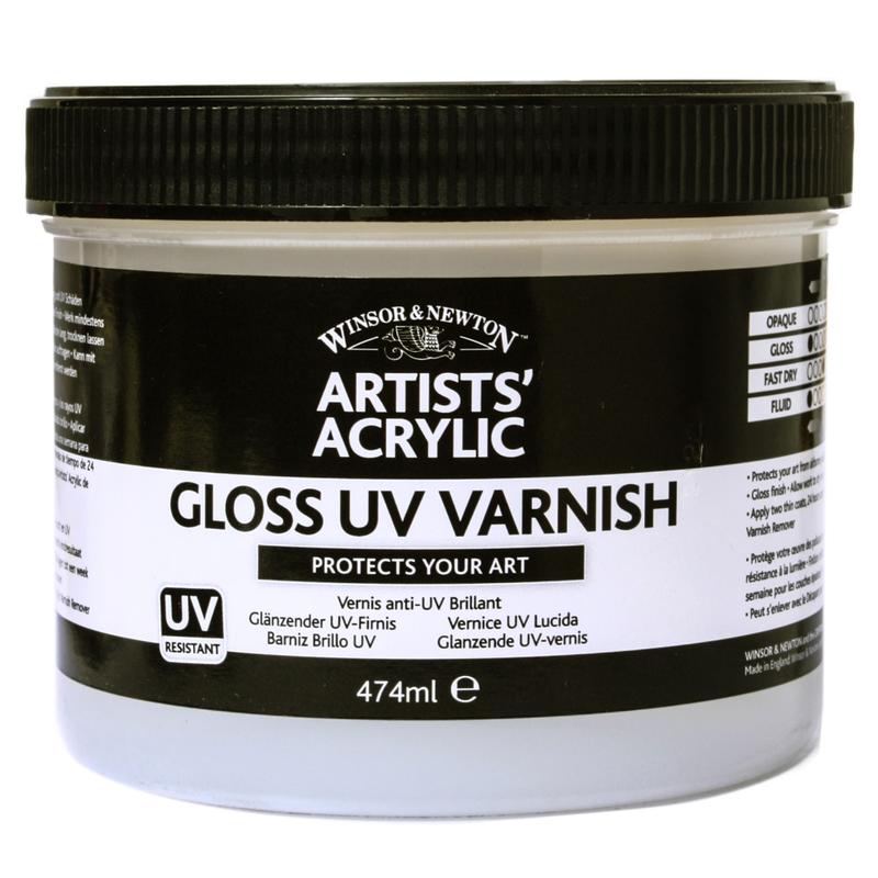 Winsor & Newton Artists Acrylic UV Varnish, Gloss, 237 mL MPN:3050929