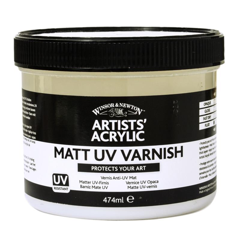 Winsor & Newton Artists Acrylic UV Varnish, Matte, 237 mL MPN:3050930
