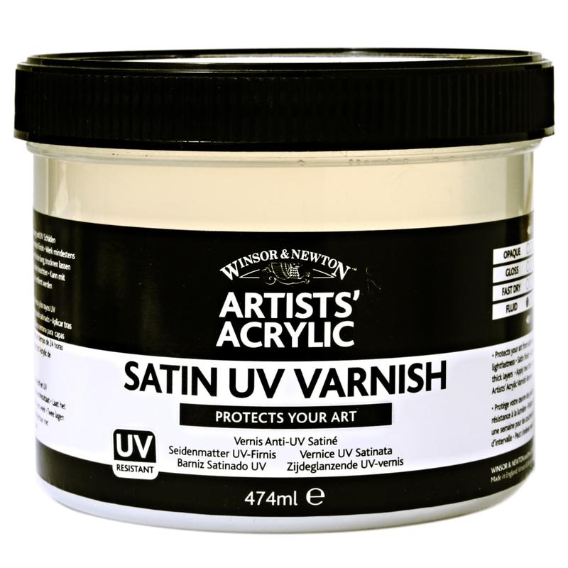 Winsor & Newton Artists Acrylic UV Varnish, Satin, 237 mL MPN:3050931