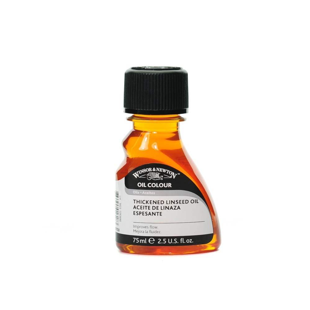Winsor & Newton Linseed Oil, Thickened, 75 mL, Pack Of 2 MPN:3221750-2