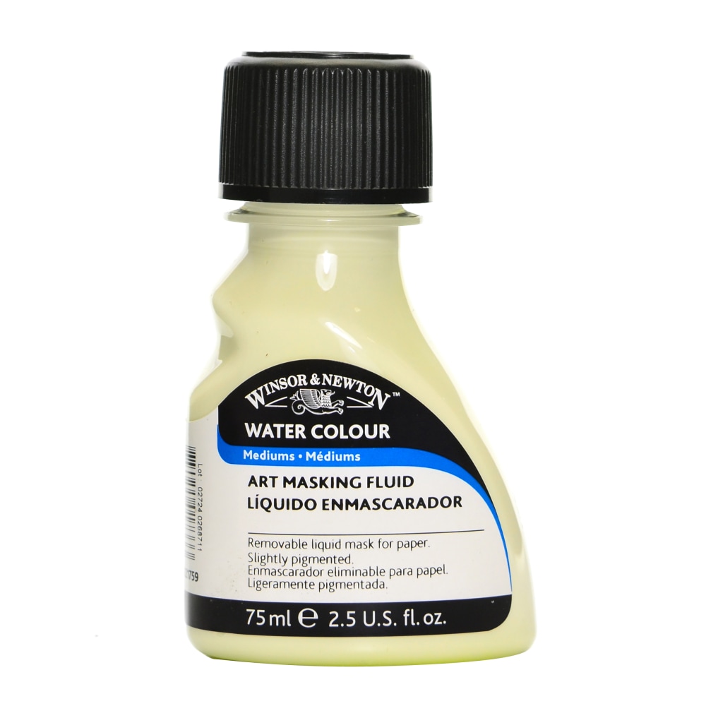 Winsor & Newton Art Masking Fluid, 75 mL, Pale Yellow, Pack Of 2 MPN:3221759-2