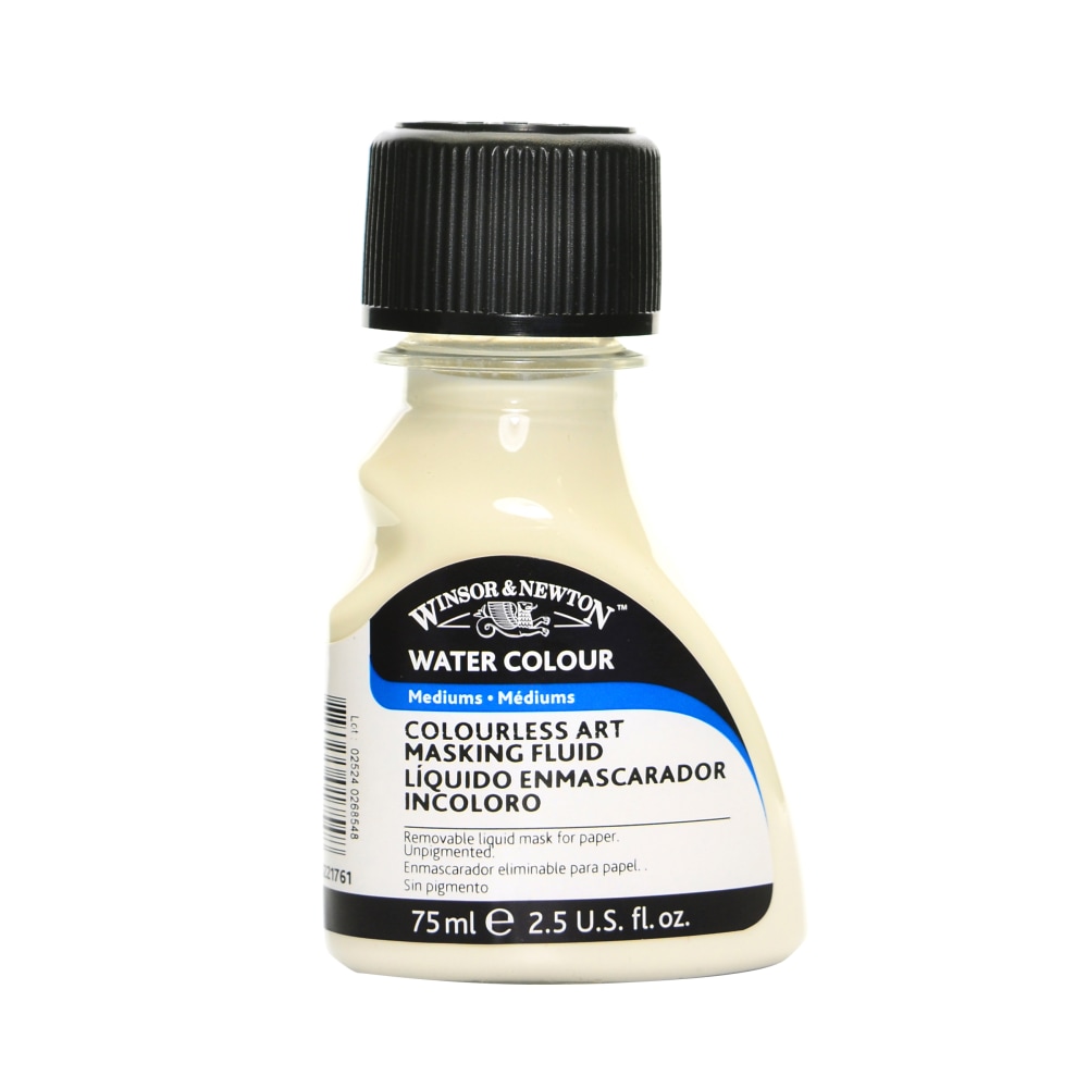 Winsor & Newton Art Masking Fluid, 75 mL, Colorless, Pack Of 2 MPN:3221761-2