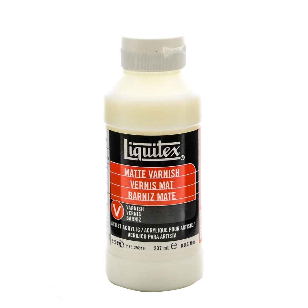Liquitex Acrylic Permanent Matte Varnish, 8 Oz, Pack Of 2 MPN:5208-2