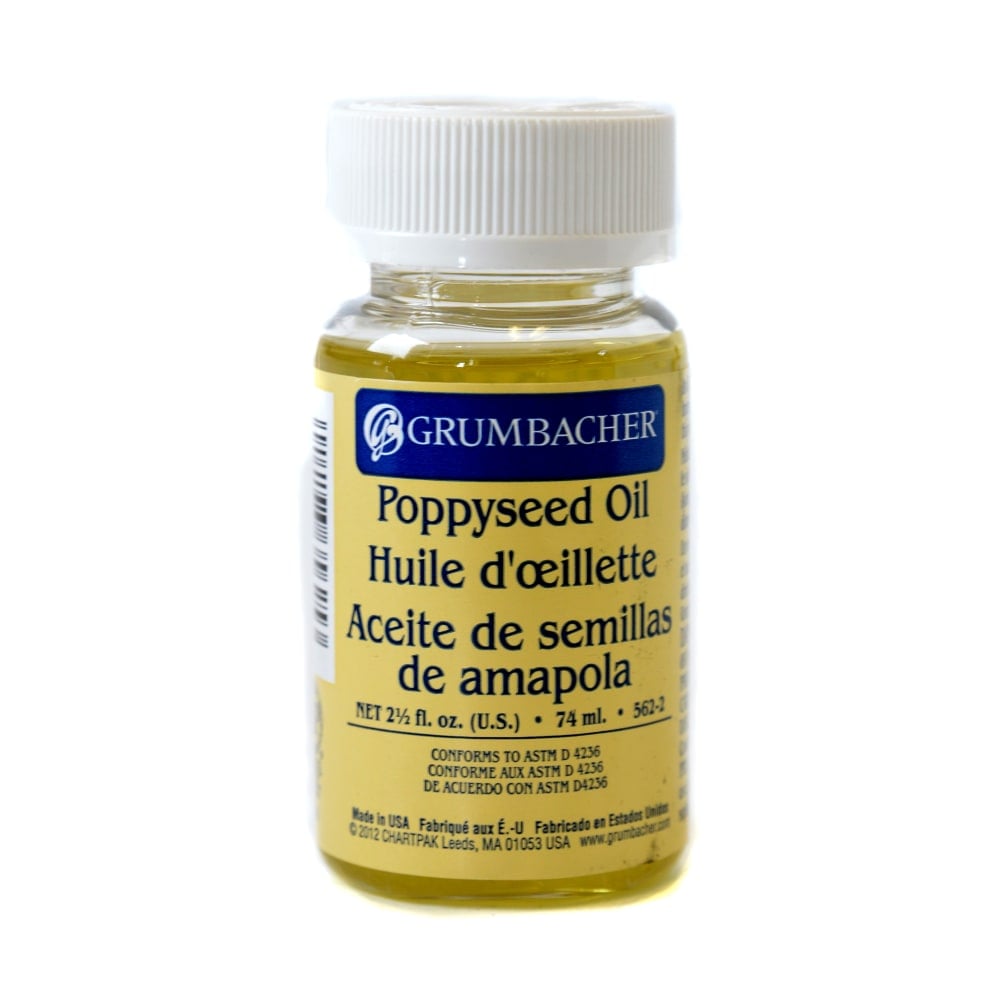 Grumbacher Poppyseed Oil, 2.5 Oz, Pack Of 2 MPN:562-2-2