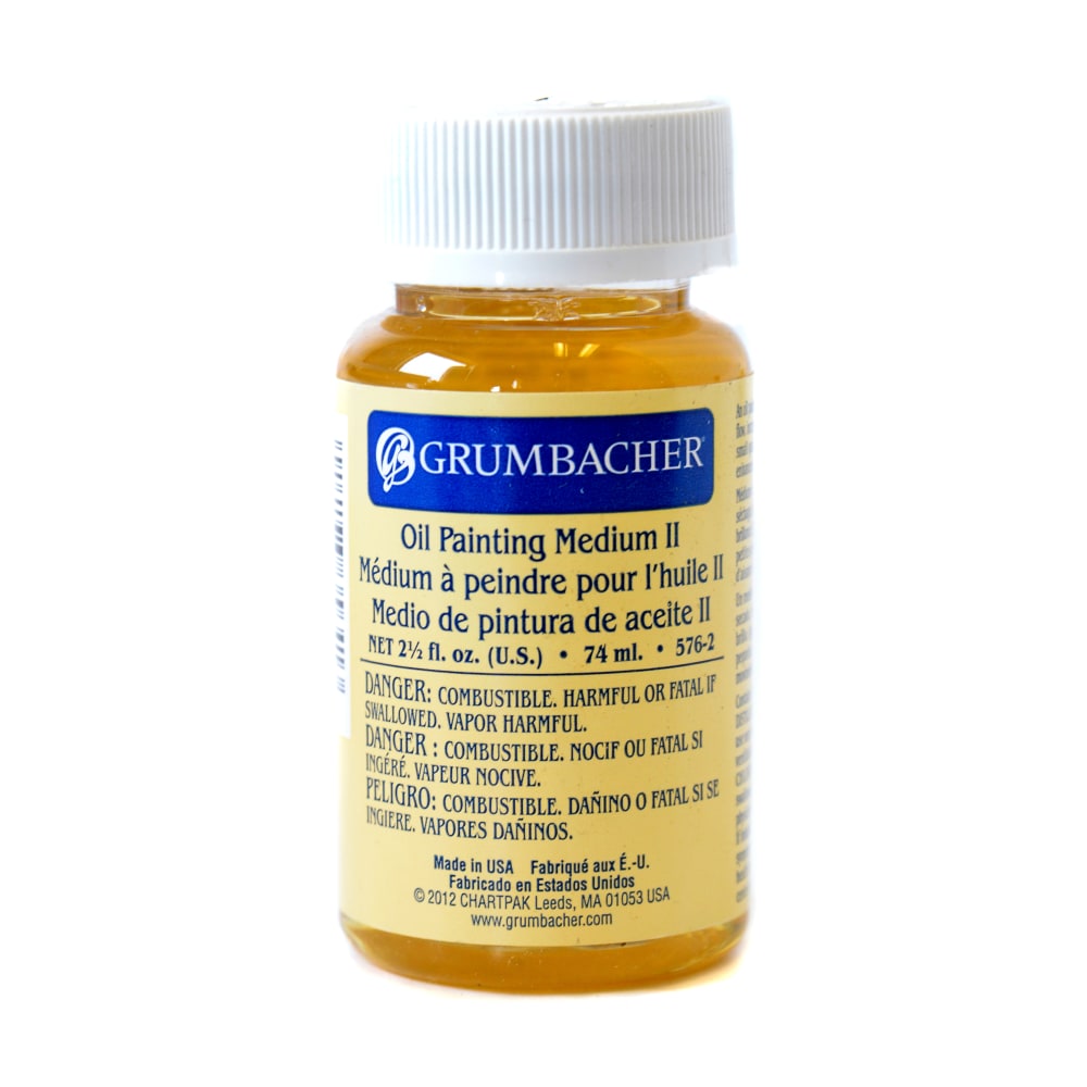 Grumbacher Oil Painting Medium II Paint Mediums, 2.5 Oz, Pack Of 2 MPN:576-2-2