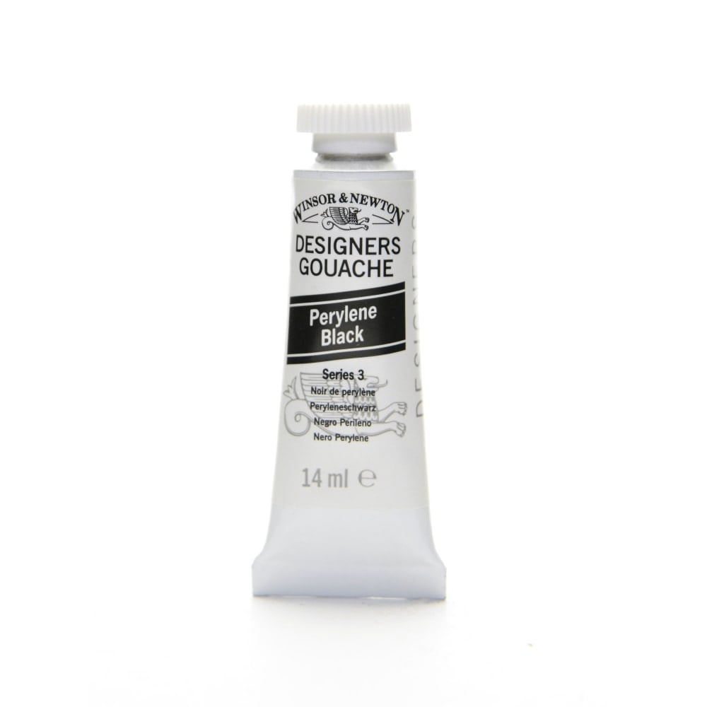 Winsor & Newton Designers Gouache, 14 mL, Perylene Black, 505 MPN:0605505