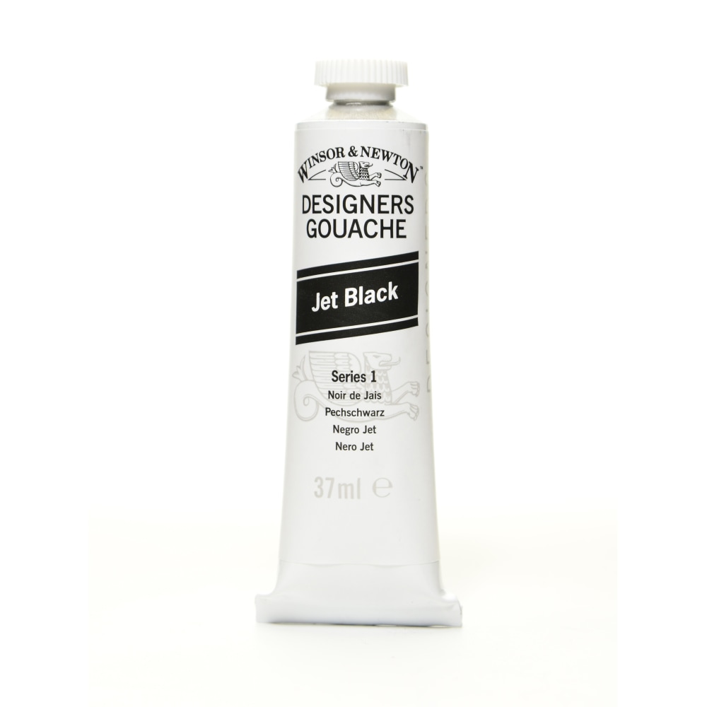 Winsor & Newton Designers Gouache, 14 mL, Jet Black, 335 MPN:0614335