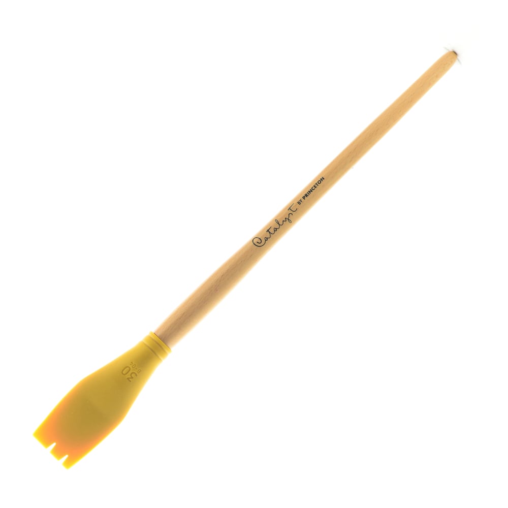 Princeton Catalyst Silicone Tools, Blade Size 30, #4, Yellow, Pack Of 2 MPN:B30-04-2
