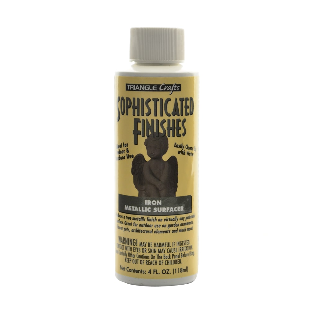 Triangle Coatings Sophisticated Finishes Metallic Surfacers, 4 Oz, Iron, Pack Of 2 MPN:II4-2