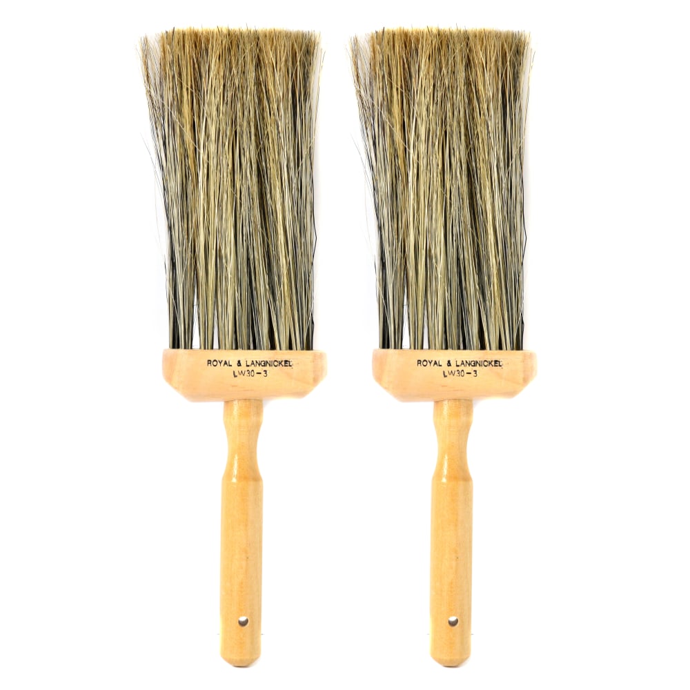 Royal & Langnickel Faux Bristle Flogging Brush, Size 3, Synthetic Bristle, Natural Brown MPN:LW30-3-2