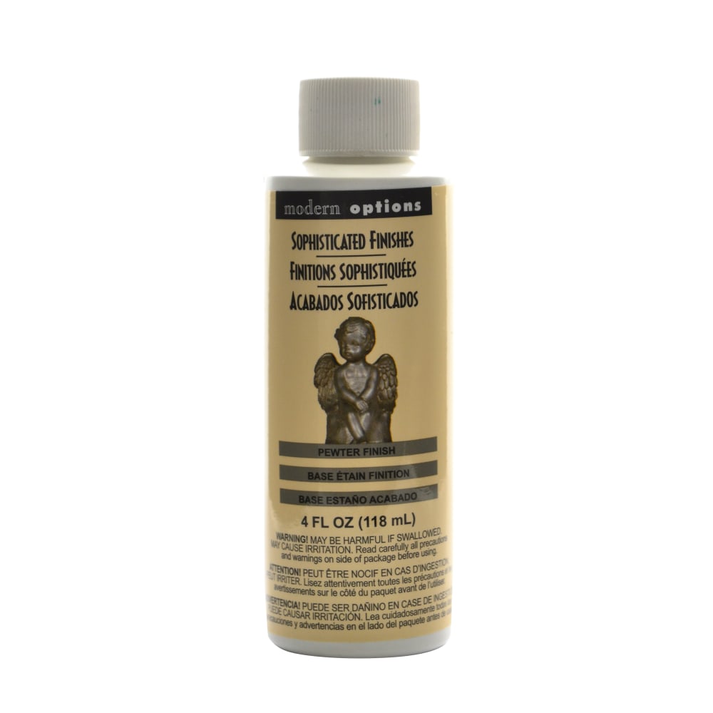 Triangle Coatings Sophisticated Finishes Metallic Surfacers, 4 Oz, Pewter, Pack Of 2 MPN:PS-4-2