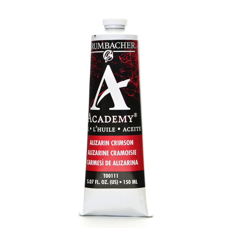 Grumbacher Academy Oil Colors, 5.07 Oz, Alizarin Crimson, Pack Of 2 MPN:T001-11-2