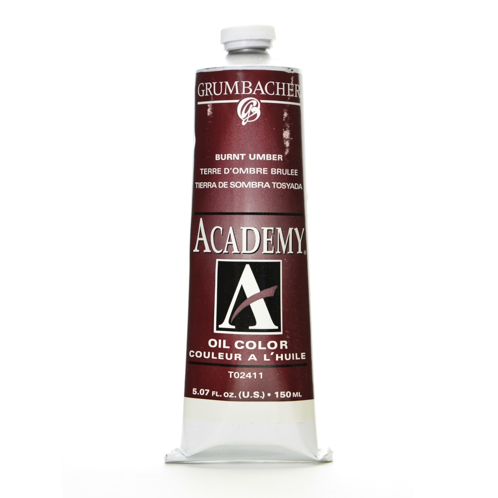 Grumbacher Academy Oil Colors, 5.07 Oz, Burnt Umber, Pack Of 2 MPN:T024-11-2