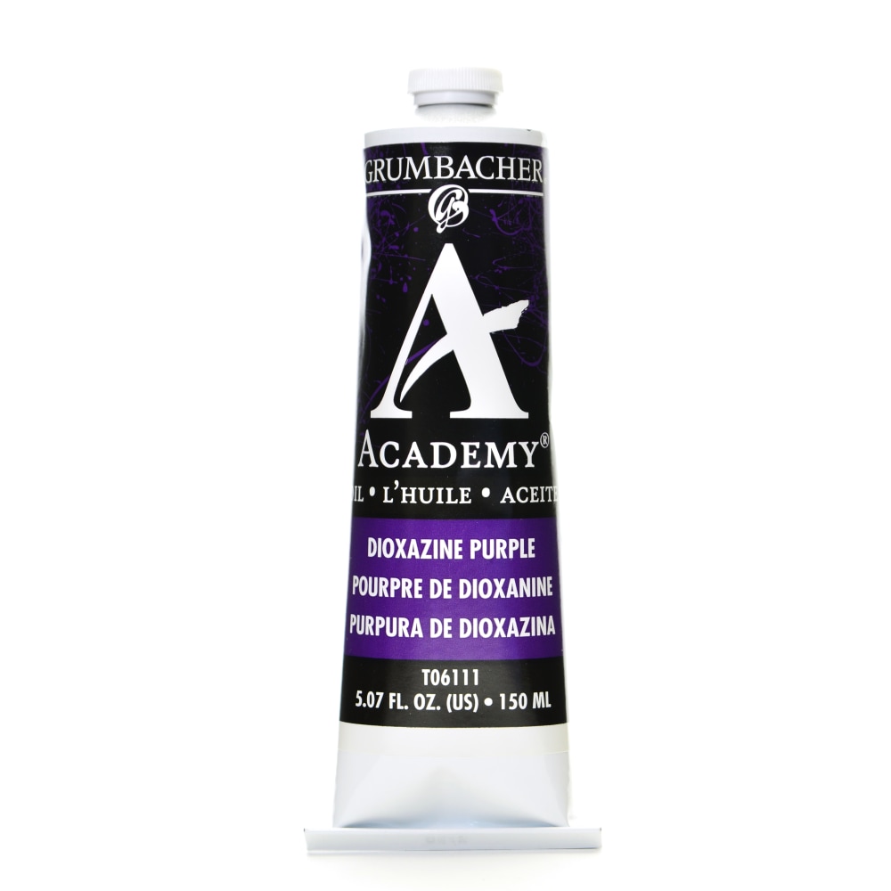Grumbacher Academy Oil Colors, 5.07 Oz, Dioxazine Purple, Pack Of 2 MPN:T061-11-2