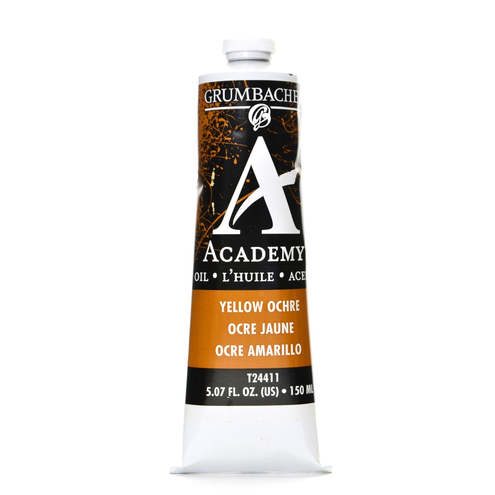 Grumbacher Academy Oil Colors, 5.07 Oz, Yellow Ochre, Pack Of 2 MPN:T244-11-2