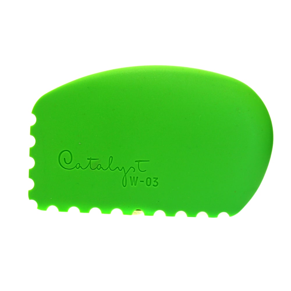 Princeton Catalyst Silicone Tools, Wedge, #3, Green, Pack Of 2 MPN:W-03-2