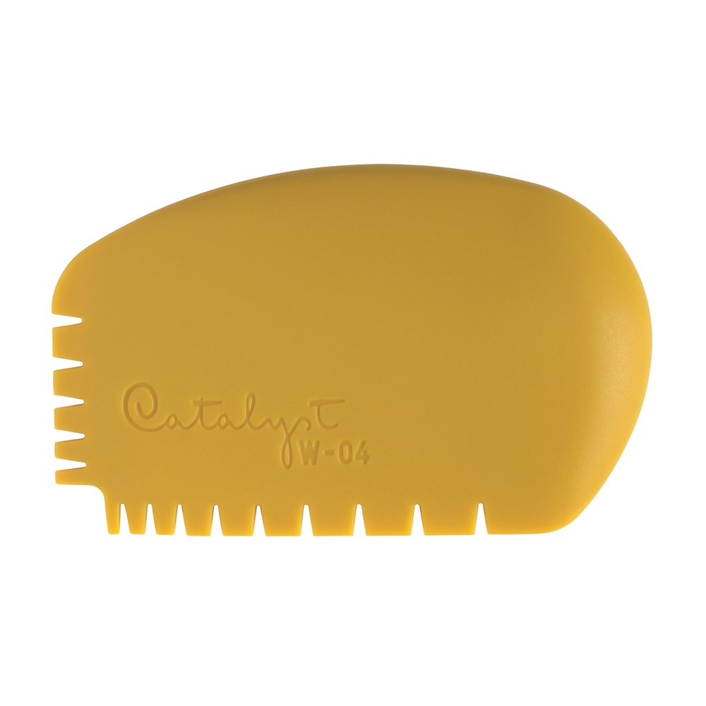 Princeton Catalyst Silicone Tools, Wedge, #4, Yellow, Pack Of 2 MPN:W-04-2