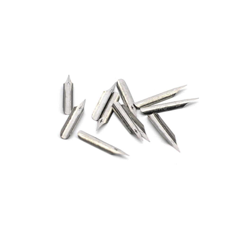 Speedball Hunt Artists Mapping Pen Nibs, No. 103, 12 Nibs Per Box, Pack Of 2 Boxes MPN:9403-2