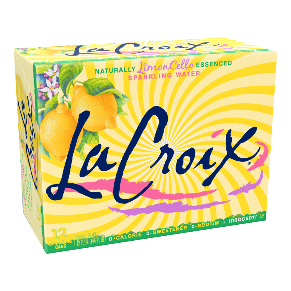 LaCroix Sparkling Water, Limoncello, 12 Oz., Case Of 12 Cans MPN:0 12993 11211 0