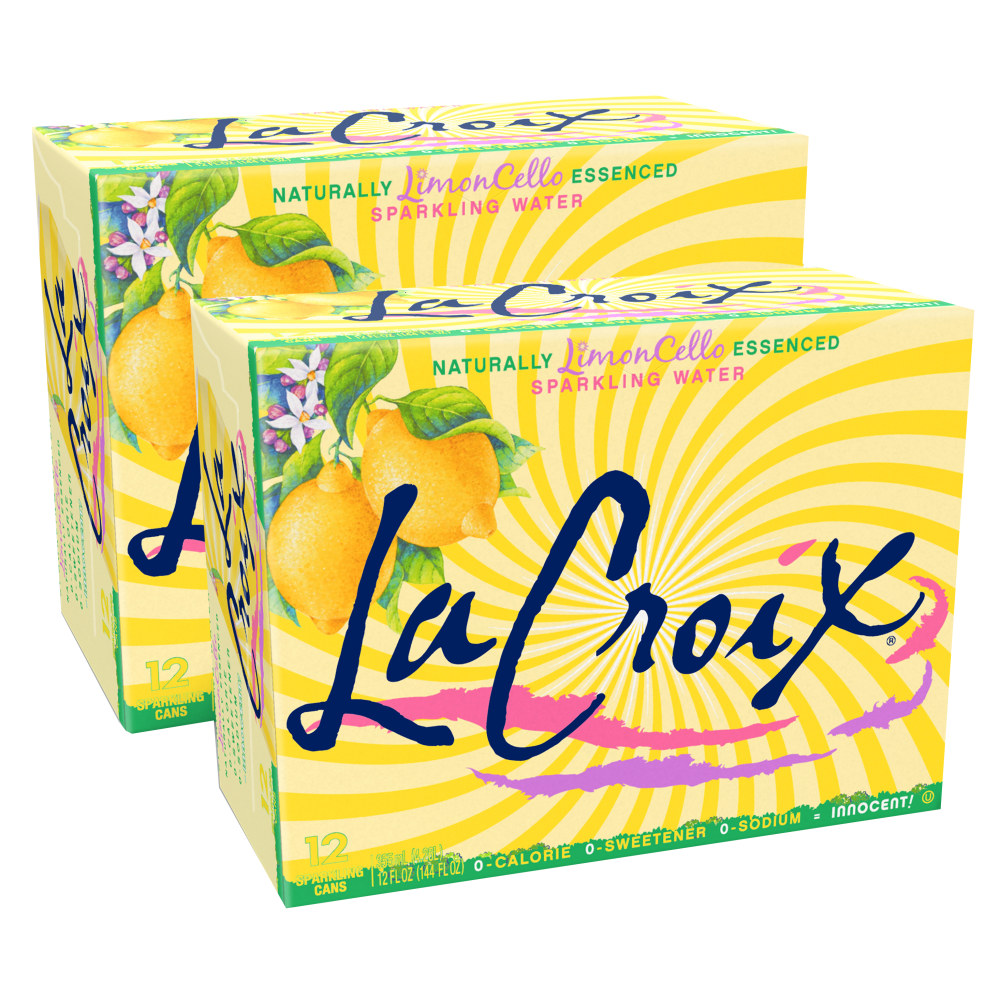 LaCroix Sparkling Water, Limoncello, 12 Oz., 2 Cases Of 12 Cans MPN:0 12993 40111 5