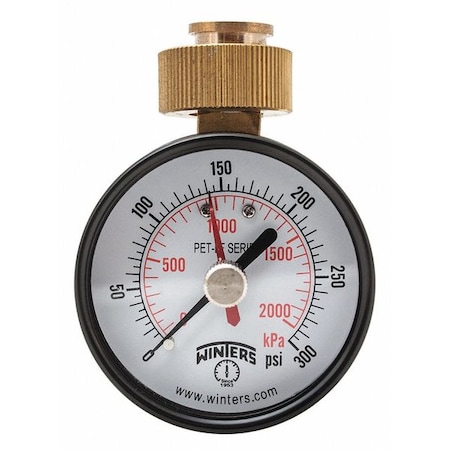 Lead-Free Pressure Gauge, +/-3-2-3%, Bl MPN:PETM217LF