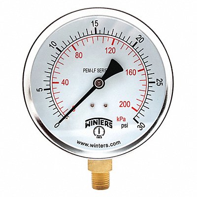 K4524 Gauge Pressure 0 to 30 psi 4 in MPN:PEM221LF