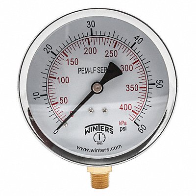 K4524 Gauge Pressure 0 to 60 psi 4 in MPN:PEM222LF