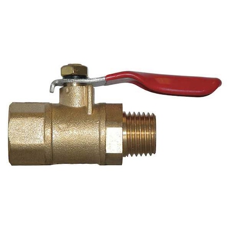 Manual 2-Way Ball Valve, NPT, Forged Brass MPN:SMV500LF