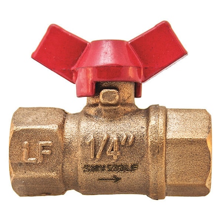 Manual 2-Way Ball Valve, NPT, Forged Brass MPN:SMV533LF