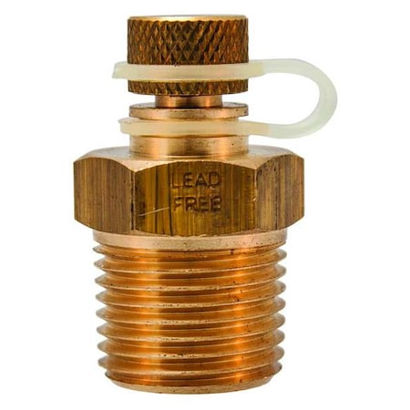Test Plug, 1/2in NPT, 0 to 1000 psi, Brass MPN:STP002LF
