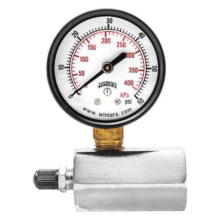 Gas Test Gauge 0-60 psi/Kpa MPN:PETG203